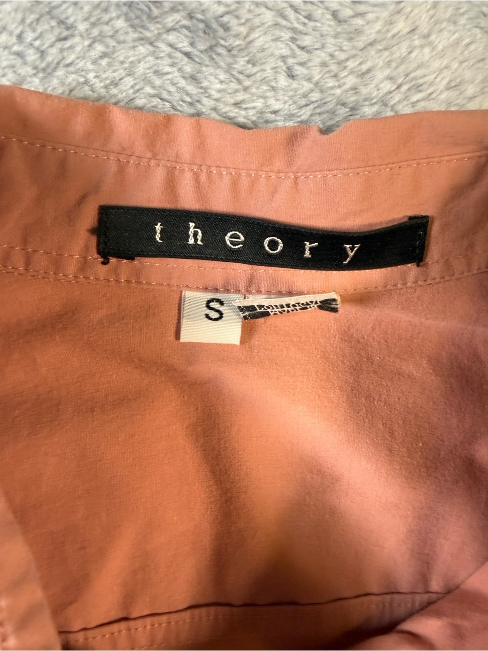 Theory Mauve Button-Down Shirt #3194